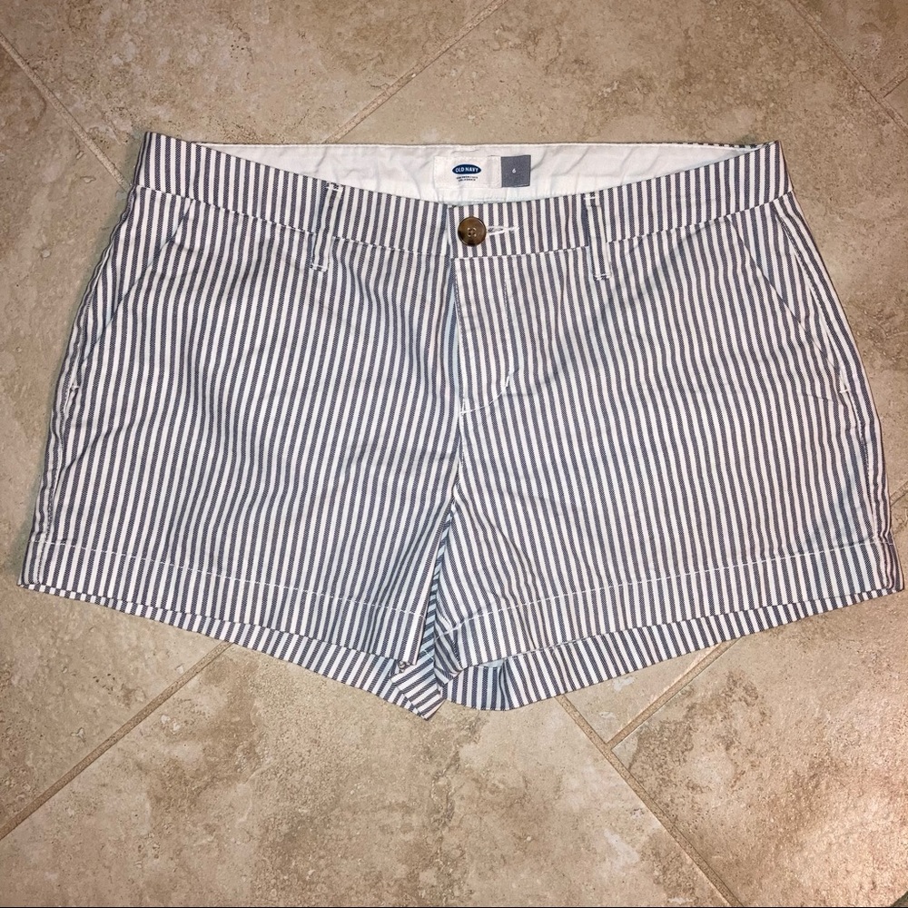 Navy Blue Pin Striped Old Navy Shorts
